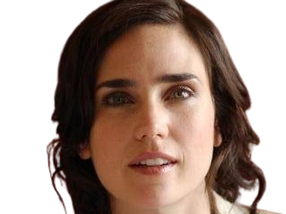 Sticker jennifer connelly actrice brune yeux verts hulk americaine trentaine trentenaire annee 2003 par PubliusOvidius