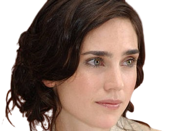 Sticker jennifer connelly actrice brune yeux verts hulk americaine trentaine trentenaire annee 2003 par PubliusOvidius
