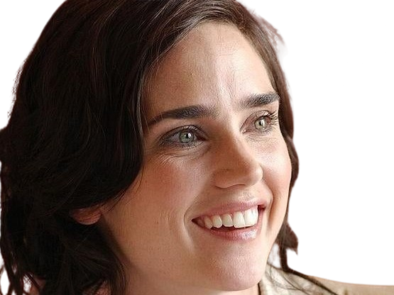 Sticker jennifer connelly actrice brune yeux verts hulk americaine trentaine trentenaire annee 2003 par PubliusOvidius