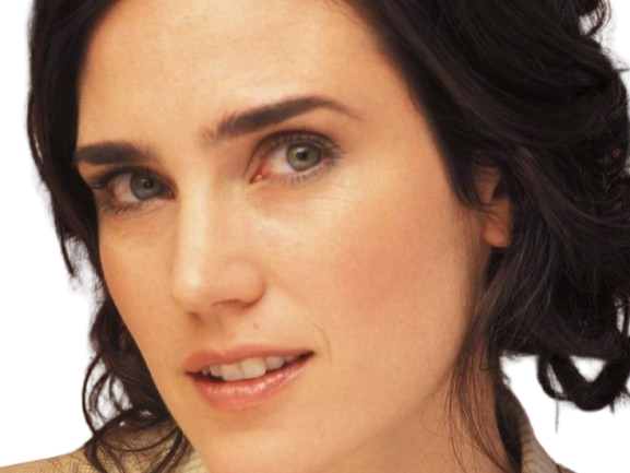 Sticker jennifer connelly actrice brune yeux verts hulk americaine trentaine trentenaire annee 2003 par PubliusOvidius