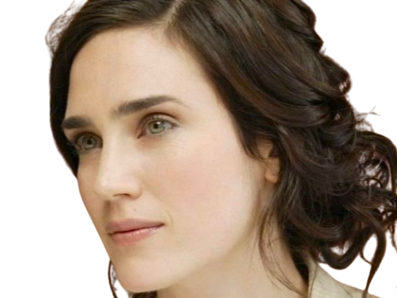 Sticker jennifer connelly actrice brune yeux verts hulk americaine trentaine trentenaire annee 2003 par PubliusOvidius