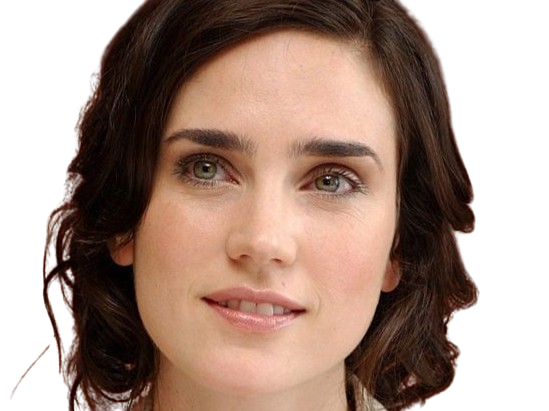 Sticker jennifer connelly actrice brune yeux verts hulk americaine trentaine trentenaire annee 2003 par PubliusOvidius