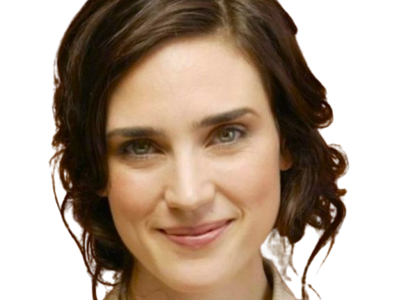 Sticker jennifer connelly actrice brune yeux verts hulk americaine trentaine trentenaire annee 2003 par PubliusOvidius