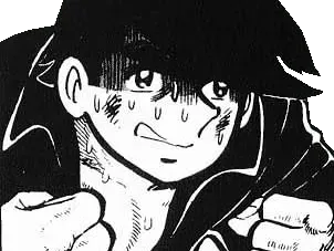 Sticker ashita no joe yabuki kikoojap manga deishi par Deishi