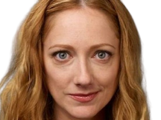 Sticker judy greer actrice americaine rousse yeux bleus femme quarantaine quadragenaire annees 2020 2020s par PubliusOvidius