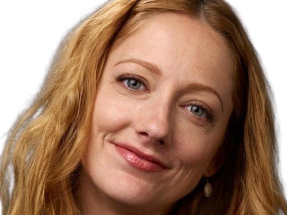 Sticker judy greer actrice americaine rousse yeux bleus femme quarantaine quadragenaire annees 2020 2020s par PubliusOvidius
