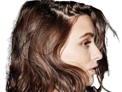 Sticker carolina thaler mannequin femme bresilienne jeune brune yeux bleus vingtaine vingtenaire par PubliusOvidius