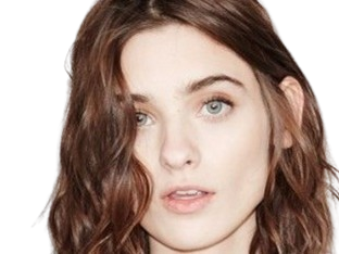 Sticker carolina thaler mannequin femme bresilienne jeune brune yeux bleus vingtaine vingtenaire par PubliusOvidius