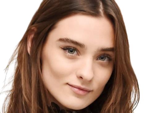 Sticker carolina thaler mannequin femme bresilienne jeune brune yeux bleus vingtaine vingtenaire par PubliusOvidius