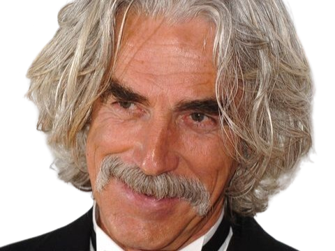 Sticker sam elliott acteur americain vieux homme cheveux blancs moustache par PubliusOvidius