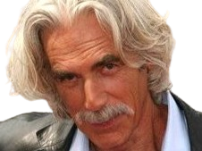Sticker sam elliott acteur americain vieux homme cheveux blancs moustache par PubliusOvidius