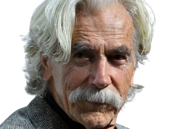 Sticker sam elliott acteur americain vieux homme cheveux blancs moustache par PubliusOvidius