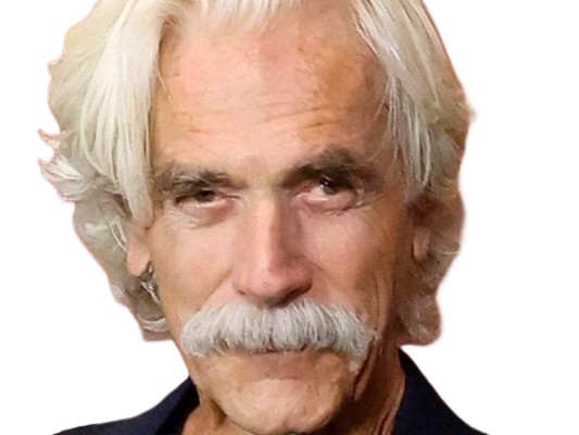 Sticker sam elliott acteur americain vieux homme cheveux blancs moustache par PubliusOvidius