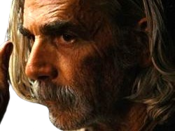 Sticker sam elliott acteur americain vieux homme cheveux blancs moustache par PubliusOvidius