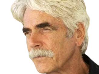 Sticker sam elliott acteur americain vieux homme cheveux blancs moustache par PubliusOvidius
