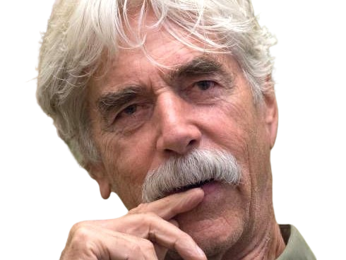 Sticker sam elliott acteur americain vieux homme cheveux blancs moustache par PubliusOvidius