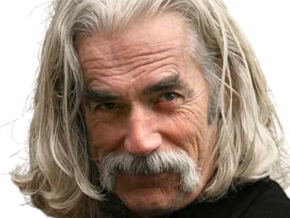 Sticker sam elliott acteur americain vieux homme cheveux blancs moustache par PubliusOvidius