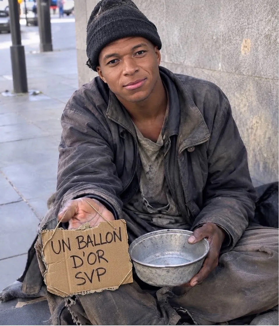 Sticker kylian mbappe kyks noisette france sdf ballon or mendiant svp please par Eurosport