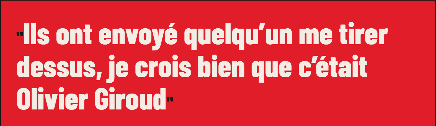 Sticker olivier giroud tir nul rate punchline par Eurosport