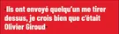 olivier giroud tir nul rate punchline