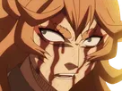 mereoleona vermilion black clover marie vermeil cheveux rouge yeux bleu fic bloop