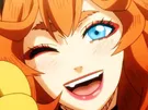 mereoleona vermilion black clover marie vermeil cheveux rouge yeux bleu fic bloop
