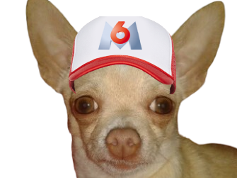 Sticker m6u etchebest philippe cauchemar en cuisine chocbar chokbar chien cleb galinette chantal par AlgorithmeM6U