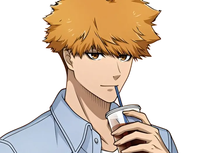 Sticker rensuke kunigami blue lock manga anime foot attaquant roux yeux auburn heros par Dark-63