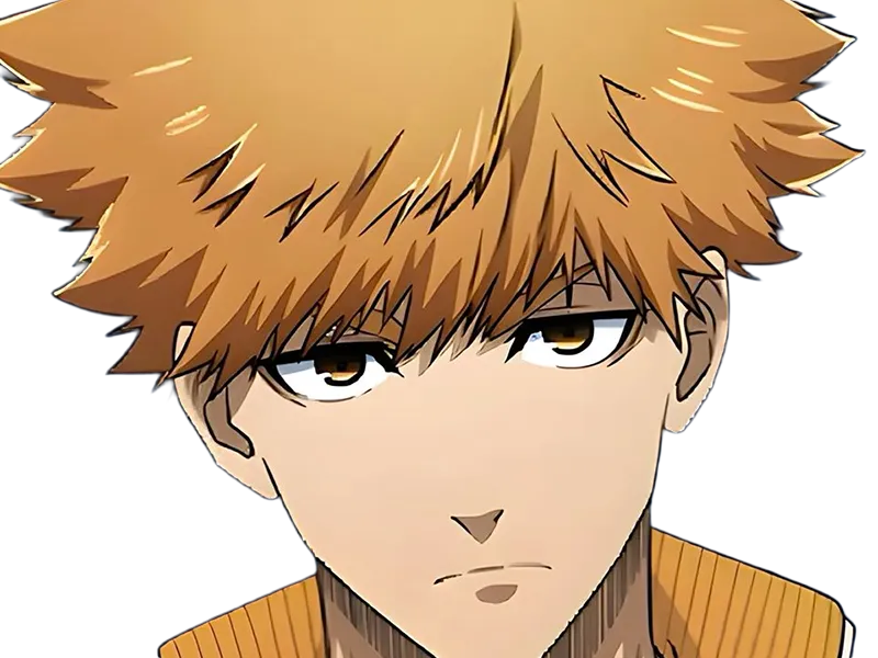 Sticker rensuke kunigami blue lock manga anime foot attaquant roux yeux auburn heros par Dark-63