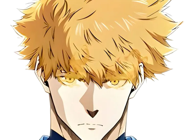 Sticker rensuke kunigami blue lock manga anime foot attaquant roux yeux auburn heros par Dark-63