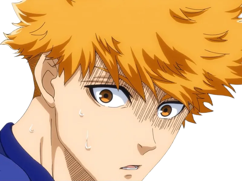Sticker rensuke kunigami blue lock manga anime foot attaquant roux yeux auburn heros par Dark-63