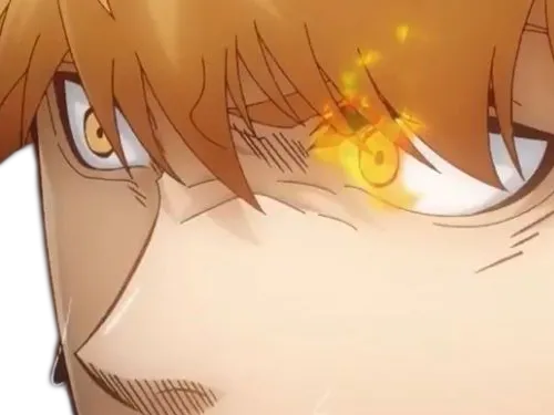 Sticker rensuke kunigami blue lock manga anime foot attaquant roux yeux auburn heros par Dark-63