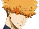 rensuke kunigami blue lock manga anime foot attaquant roux yeux auburn heros
