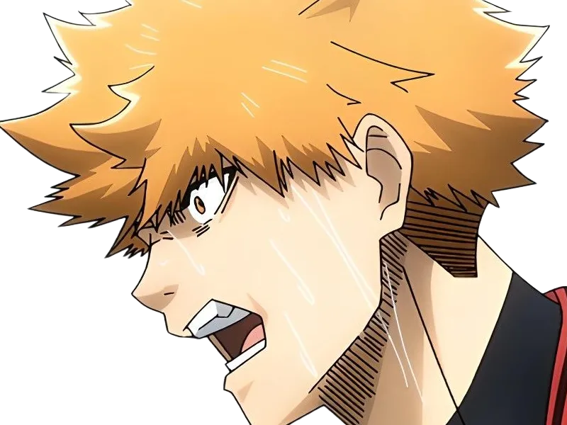 Sticker rensuke kunigami blue lock manga anime foot attaquant roux yeux auburn heros par Dark-63