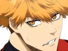 rensuke kunigami blue lock manga anime foot attaquant roux yeux auburn heros