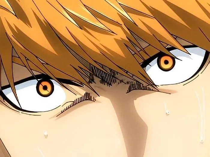 Sticker rensuke kunigami blue lock manga anime foot attaquant roux yeux auburn heros par Dark-63