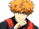 rensuke kunigami blue lock manga anime foot attaquant roux yeux auburn heros