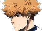 rensuke kunigami blue lock manga anime foot attaquant roux yeux auburn heros