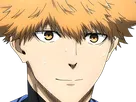 rensuke kunigami blue lock manga anime foot attaquant roux yeux auburn heros