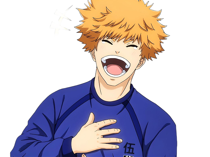 Sticker rensuke kunigami blue lock manga anime foot attaquant roux yeux auburn heros par Dark-63