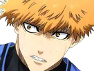 rensuke kunigami blue lock manga anime foot attaquant roux yeux auburn heros
