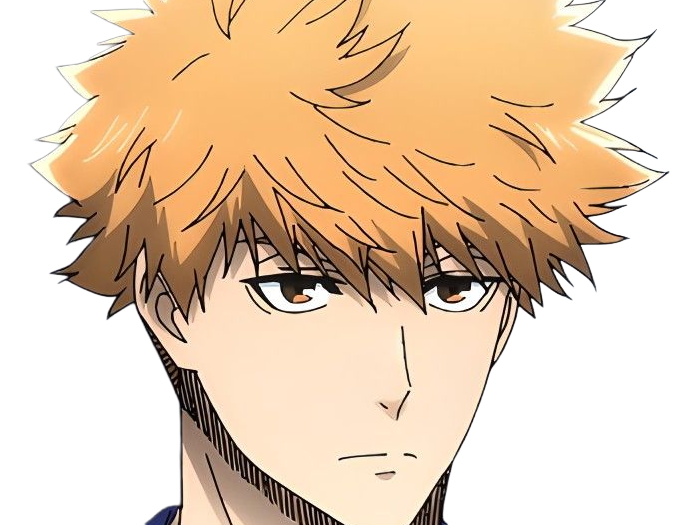 Sticker rensuke kunigami blue lock manga anime foot attaquant roux yeux auburn heros par Dark-63