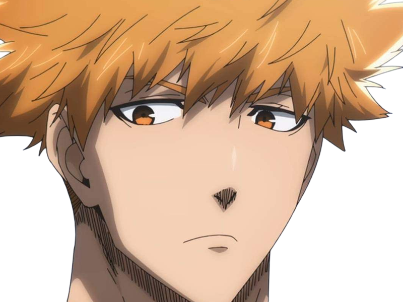 Sticker rensuke kunigami blue lock manga anime foot attaquant roux yeux auburn heros par Dark-63