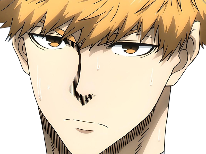 Sticker rensuke kunigami blue lock manga anime foot attaquant roux yeux auburn heros par Dark-63