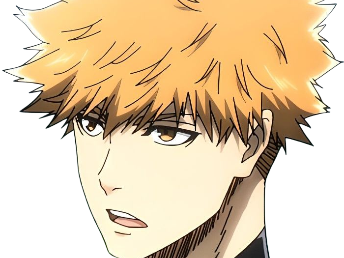 Sticker rensuke kunigami blue lock manga anime foot attaquant roux yeux auburn heros par Dark-63