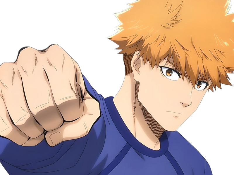 Sticker rensuke kunigami blue lock manga anime foot attaquant roux yeux auburn heros par Dark-63