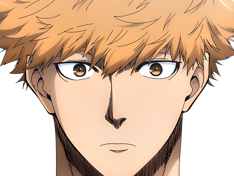 Sticker rensuke kunigami blue lock manga anime foot attaquant roux yeux auburn heros par Dark-63
