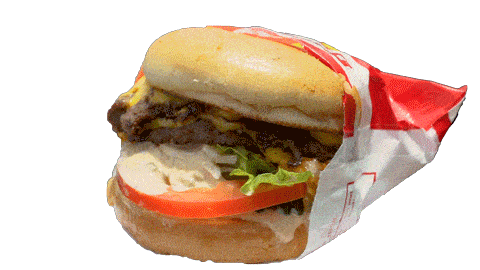 Sticker yum jeun dej durum doner crepe sandwich bacon cheese steak fritent frit 360 turn roll par glandilus