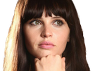 felicity jones star wars cheveux noir yeux vert erato poetesse non romancable dommage fic bloop