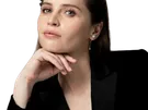 felicity jones star wars cheveux noir yeux vert erato poetesse non romancable dommage fic bloop
